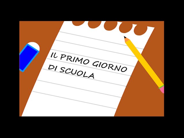 PRIMO GIORNO DI SCUOLA